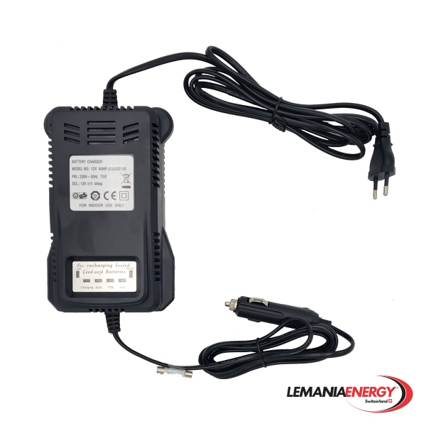 12V 4A Lead Acid Battery Charger