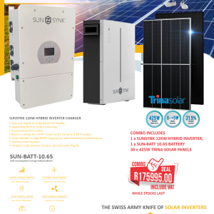 SUNSYNK 12KW HYBRID INVERTER CHARGER